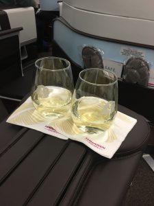 新婚旅行ハワイアン航空ビジネスクラス