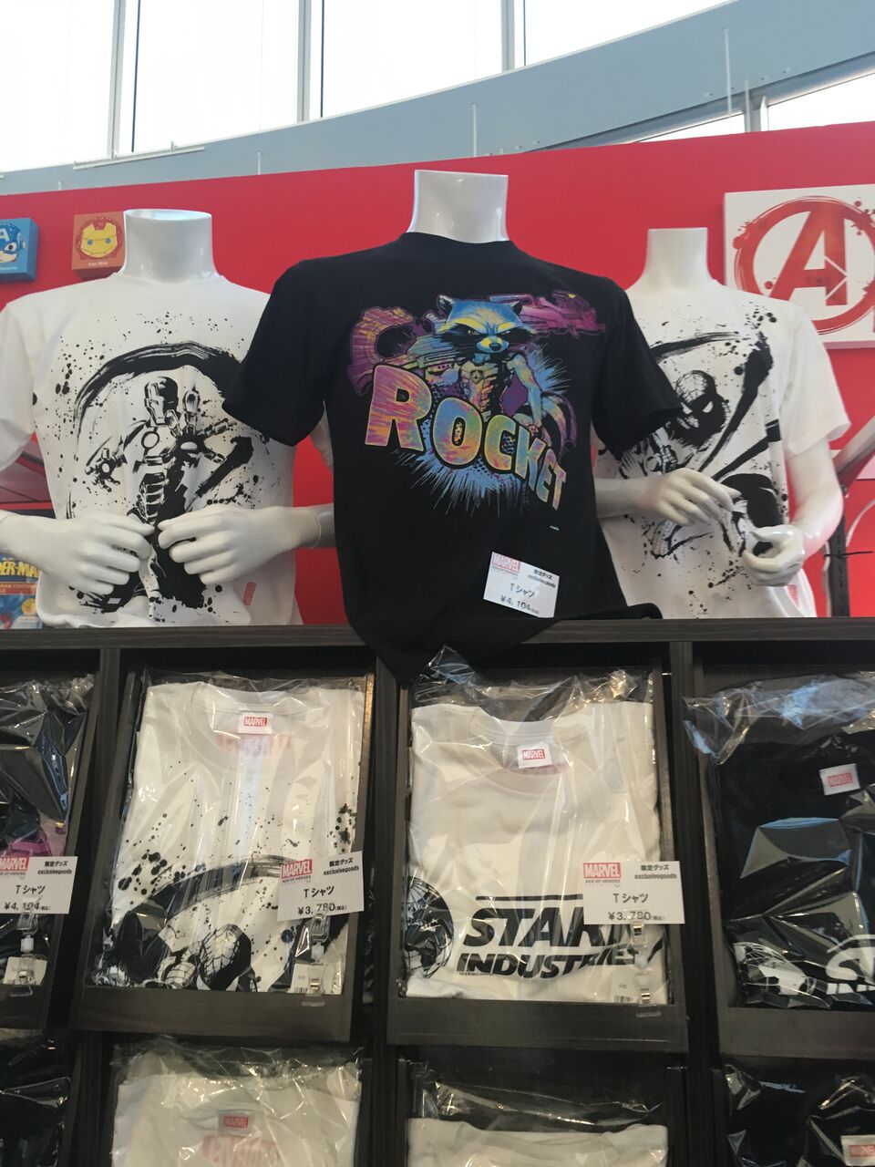 マーベル展限定Tシャツ