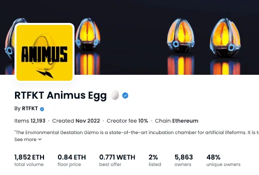animus egg