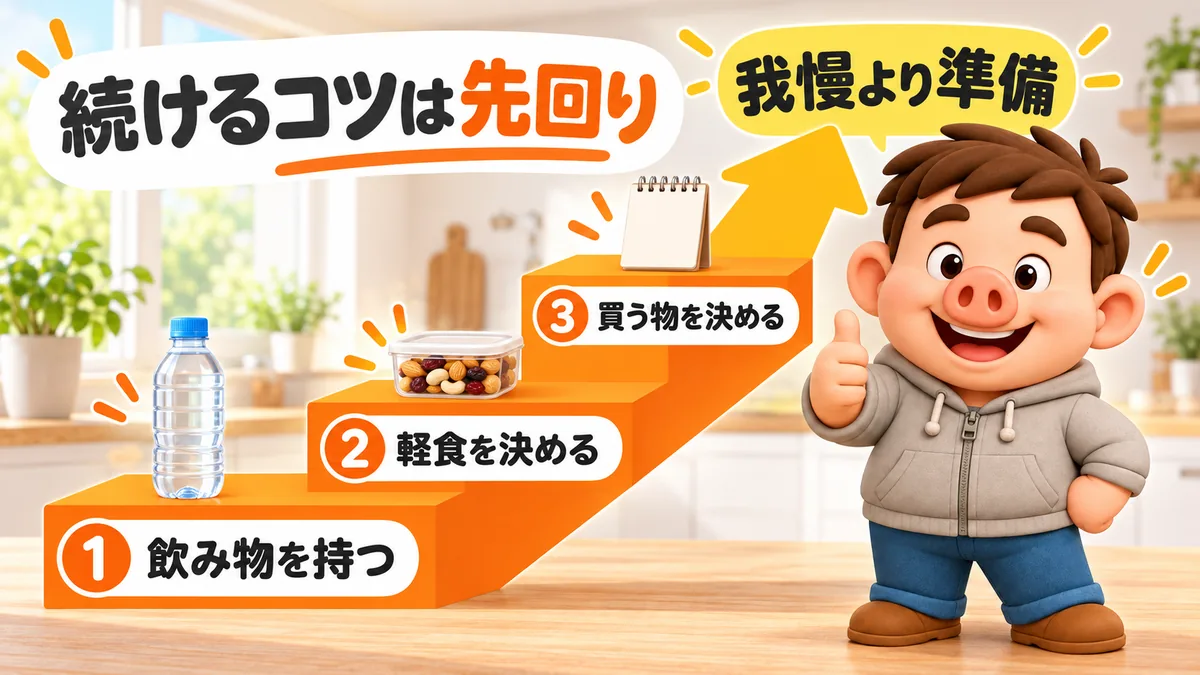 飲み物・軽食・買う物を先に決める、コンビニに寄らない生活を続ける3つの準備